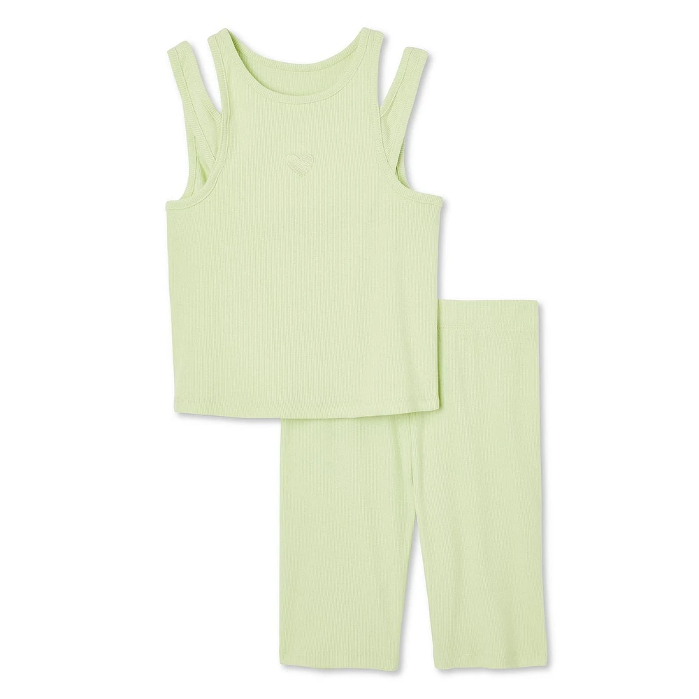 George Girls' Tank 2-Piece Set, Sizes XS-XL