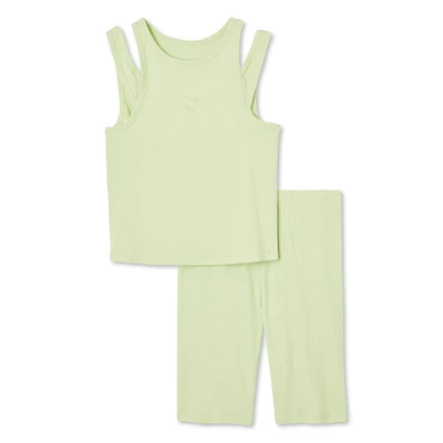 Ensemble 2 pièces avec débardeur George pour filles Tailles TP–TG