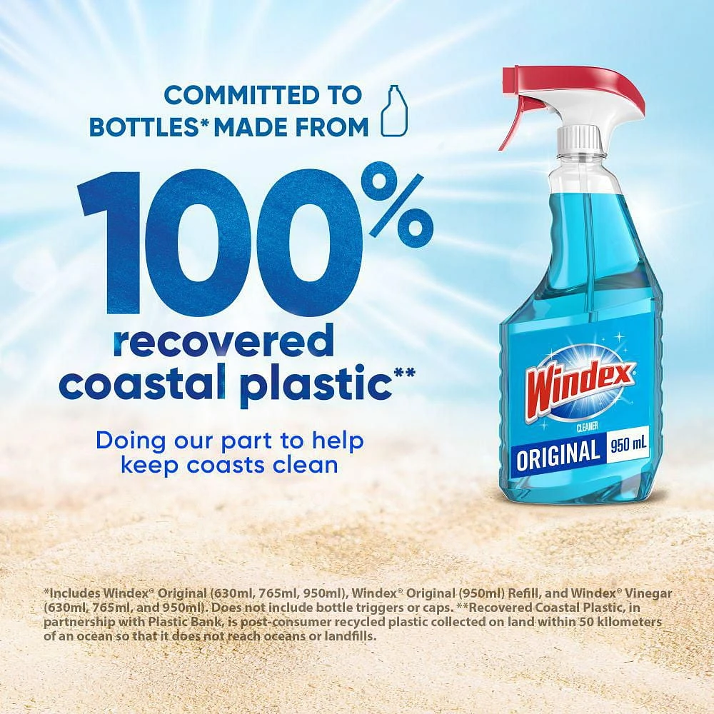 Windex® Glass Cleaner, Original, 950mL