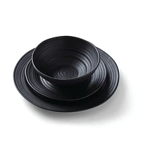 Oneida Ridge Black Dinner Plate, 1-piece