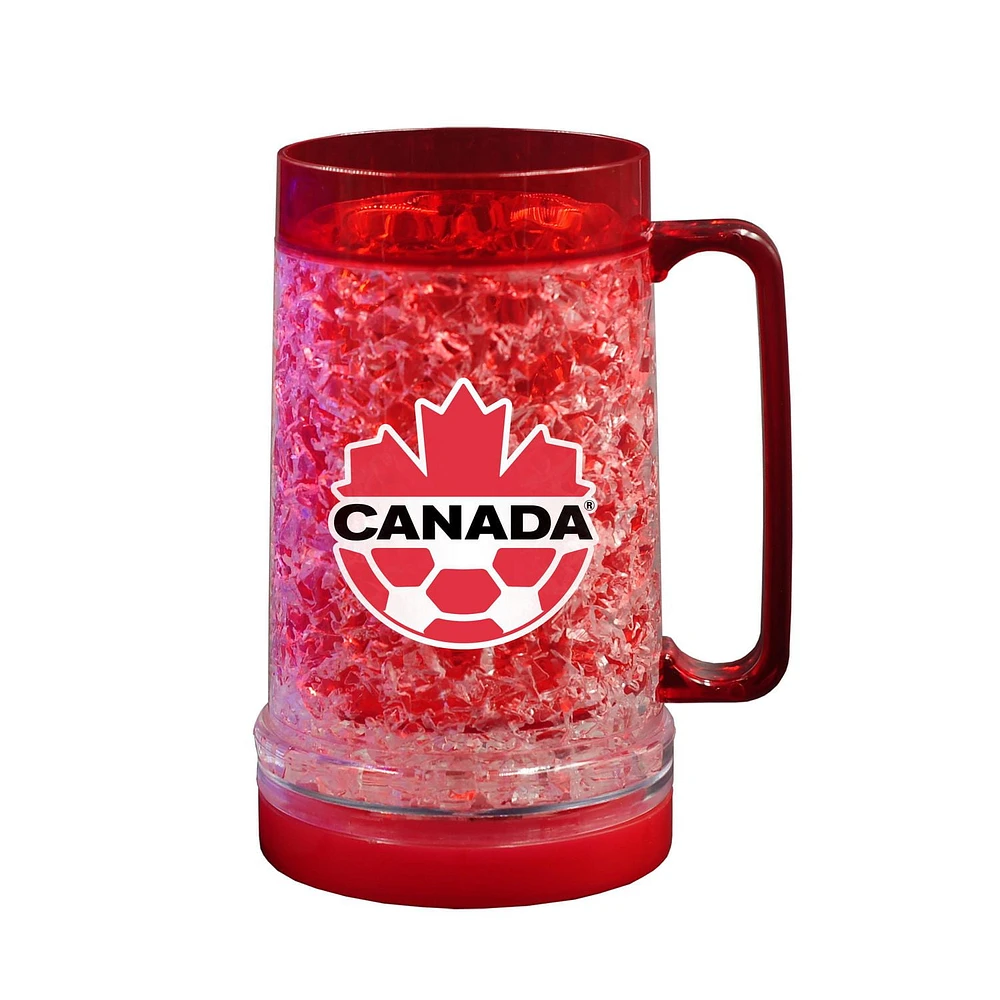 THE SPORTS VAULT 16oz LIGHT UP  FREEZER MUG CANADA SOCCER