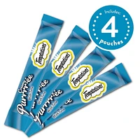 Temptations Creamy Puree Tuna Lickable Adult Cat Treats, 4x12g