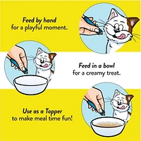 Temptations Creamy Puree Tuna Lickable Adult Cat Treats, 4x12g