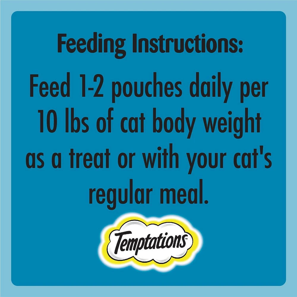 Temptations Creamy Puree Tuna Lickable Adult Cat Treats, 4x12g