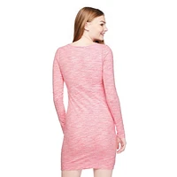 No Boundaries Women's Long Sleeve Dress