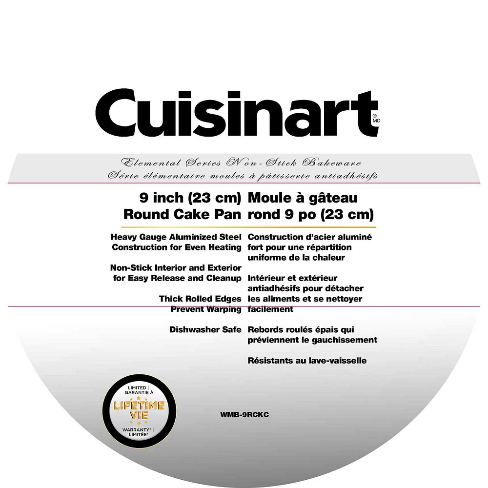 Cuisinart 9" Round Cake Pan - WMB-9RCKC, 9"