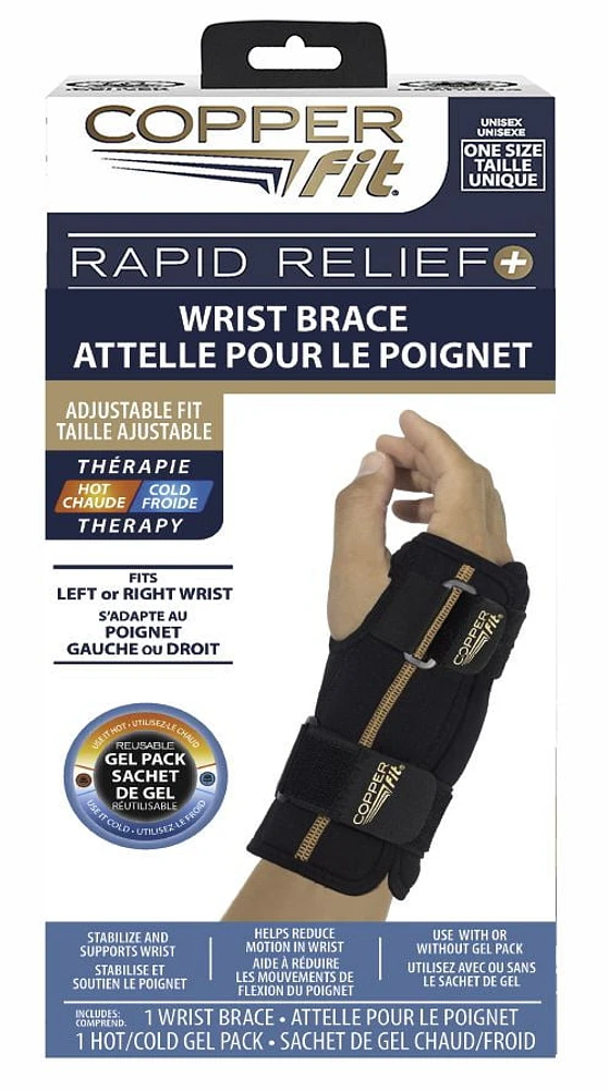 Copper Fit Rapid Relief + Wrist Brace