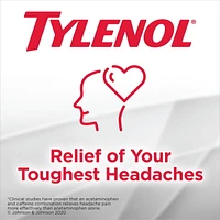 Tylenol Ultra douleur migraine, comp. FaciliT, 500 mg d'acétaminophène Plus 65 mg de caféine 80 unités