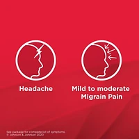 Tylenol Ultra douleur migraine, comp. FaciliT, 500 mg d'acétaminophène Plus 65 mg de caféine 80 unités