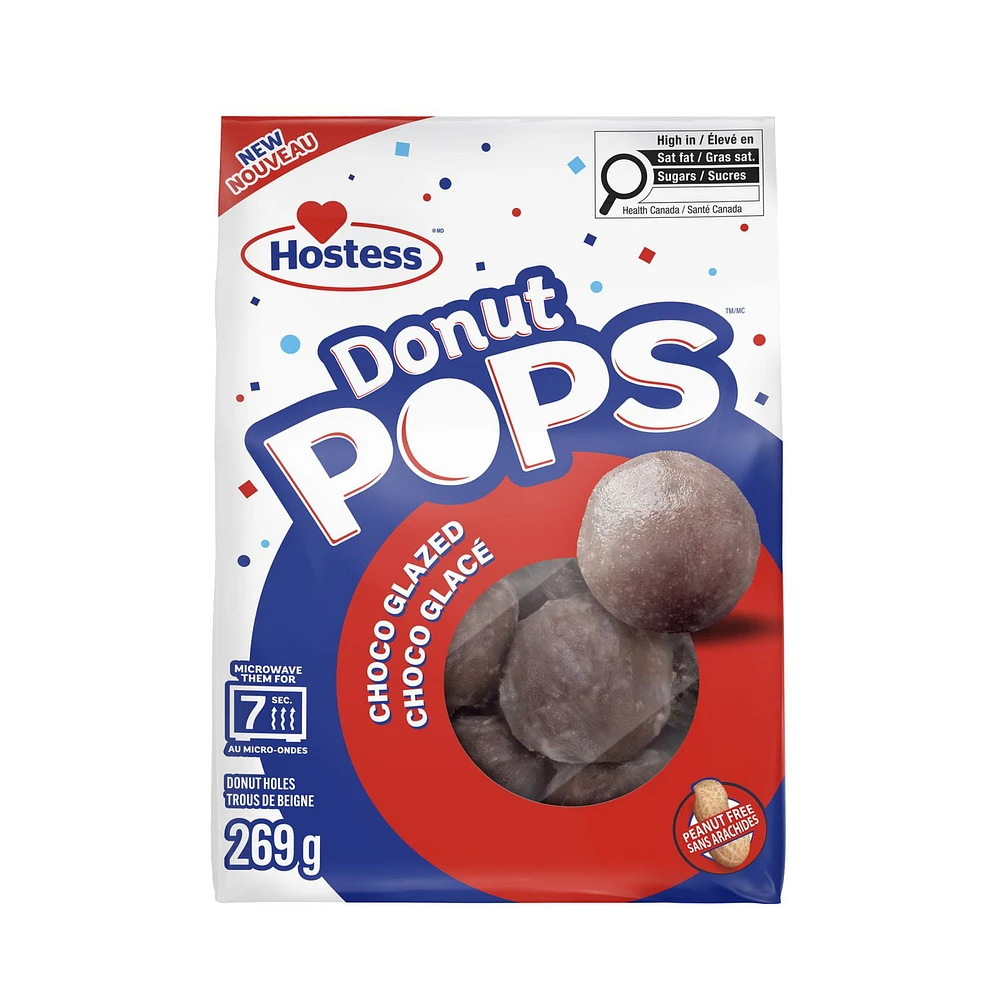 Donut PopsTM/MC glacés au chocolat de HostessMD 269 g