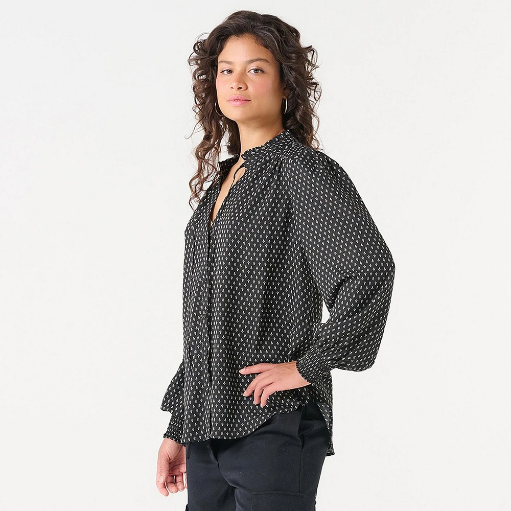 DV V-NECK BLOUSE
