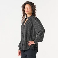 DV V-NECK BLOUSE
