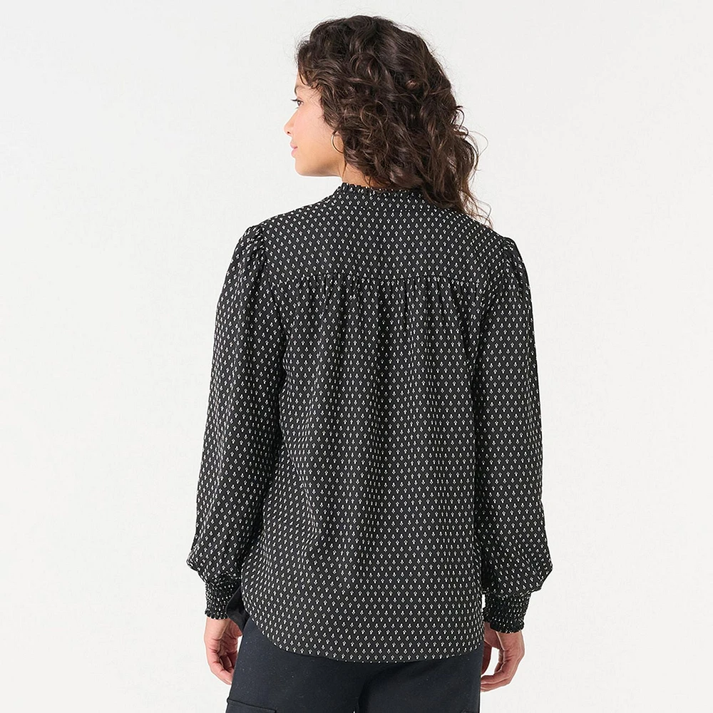 DV V-NECK BLOUSE