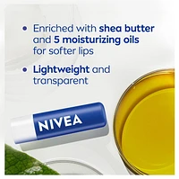 NIVEA Lip Care Essential, 24hr hydration, Enriched with<br>shea butter and 5 moisturizing oils, 2 x 4.8 g