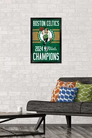 NBA Boston Celtics - 2024 Finals Team Logo Wall Poster