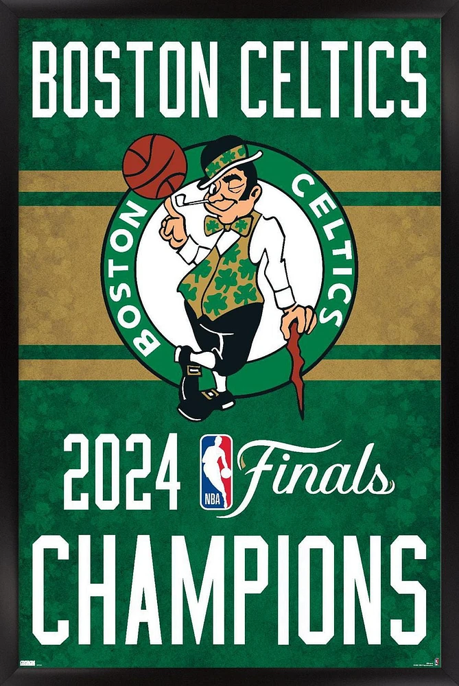 NBA Boston Celtics - 2024 Finals Team Logo Wall Poster