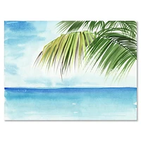 Designart Palm Beach Resort At Dawn III Canvas Wall Art