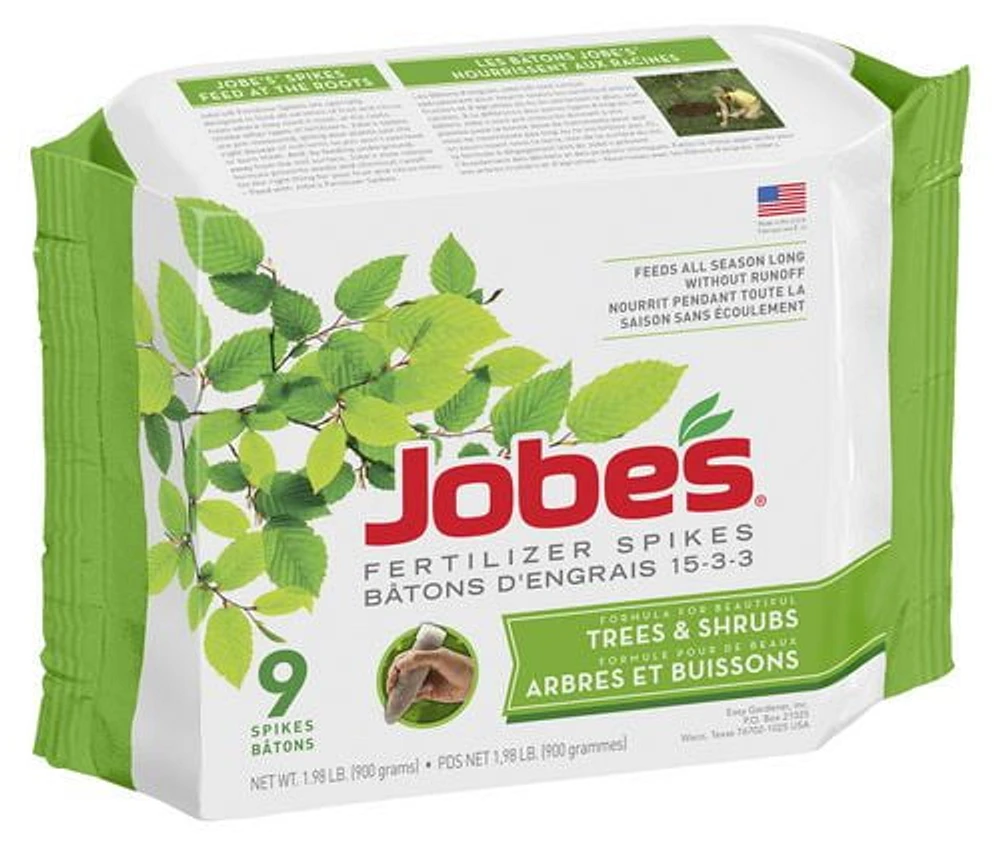 Jobe's Tree Fertilizer Spikes 9pk