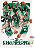 NBA Boston Celtics - 2024 NBA Finals Champions Wall Poster