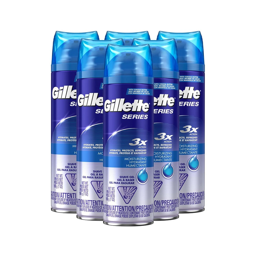 Gillette Series Moisturizing Shave Gel