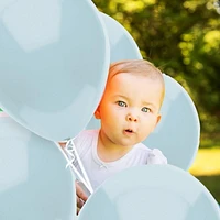 Party-Eh! Latex Balloons, 15 Light Blue Balloons