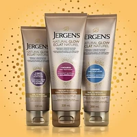 Jergens Natural Glow +Firming Daily Moisturizer & Gradual Sunless Self Tanning Body Lotion for Dry Skin, Fair to Medium Shade (200 mL), 200 ML