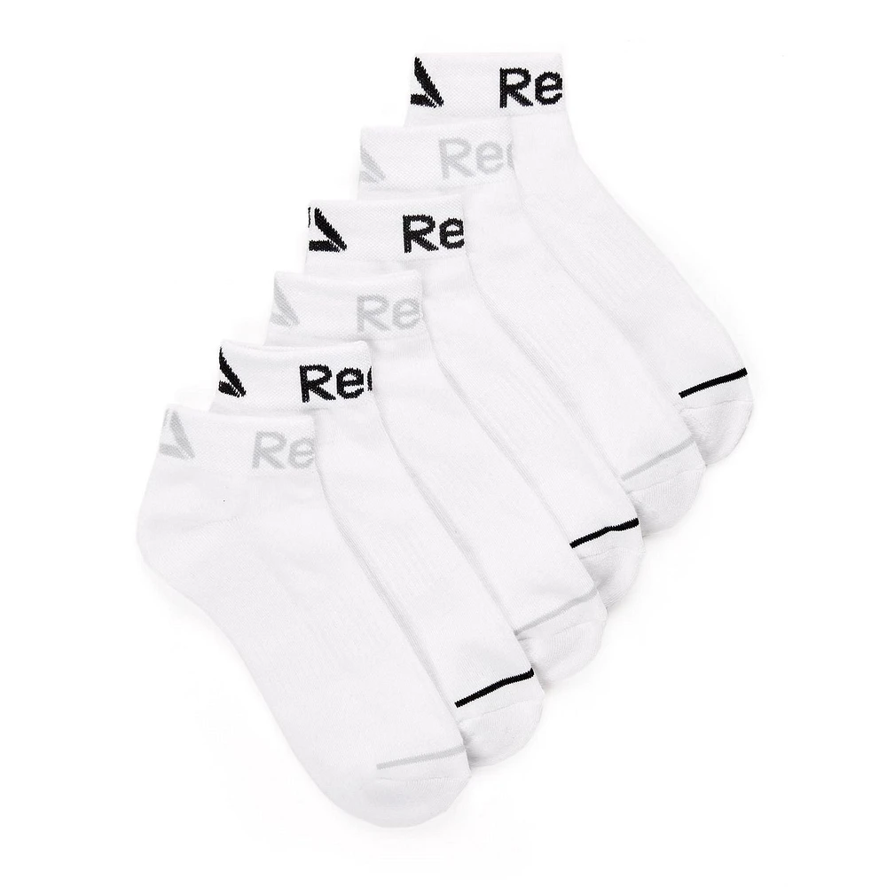 Reebok 6PK ANKLE SOCK SOCK, Size 6-12.5