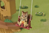 Calico Critters Adventure Treehouse Gift Set - Camping Edition, Dollhouse Playset with Figure and Accessories