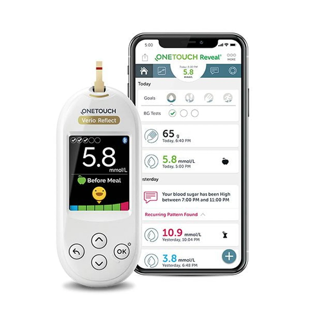 OneTouch® Verio Reflect™ Blood Glucose Monitoring System