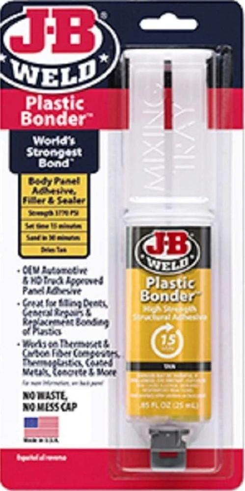 J-B Weld PlasticBonder™ Syringe, Urethane epoxy or adhesive