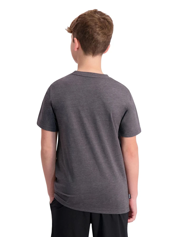 T-shirt graphique élastique à manches courtes Reebok pour garçon