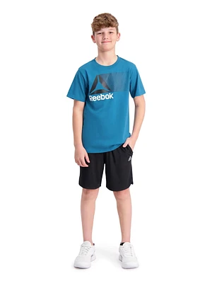 T-shirt graphique à manches courtes Rush de Reebok pour garçons