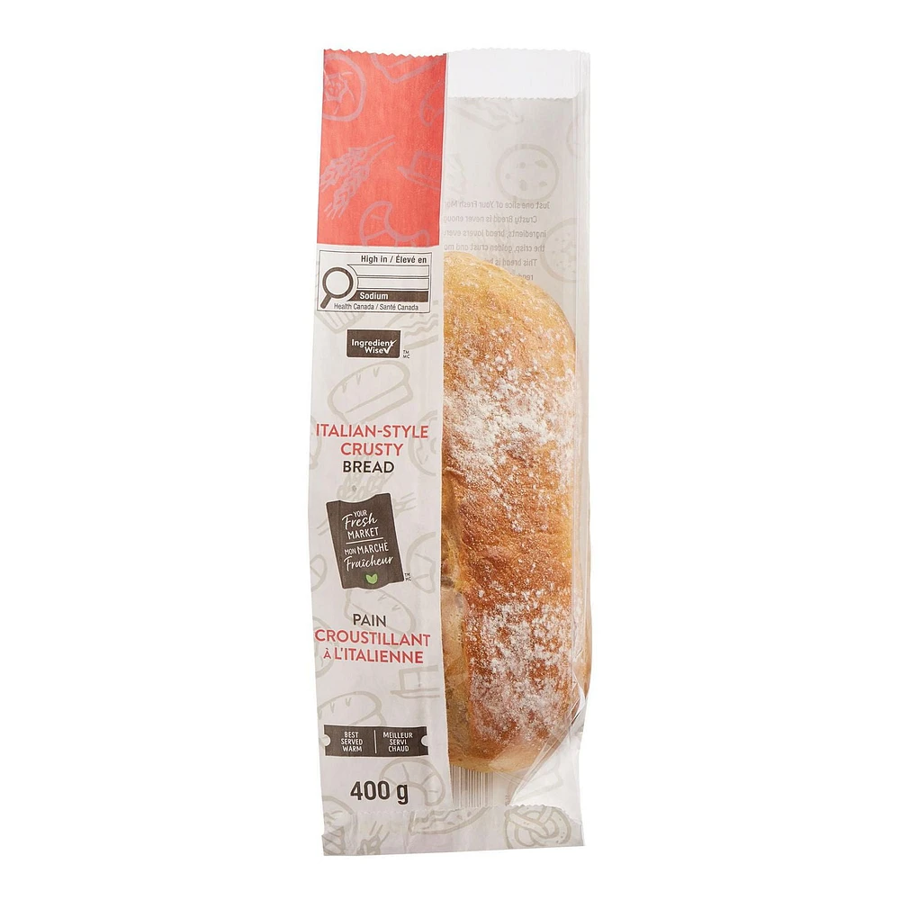 Pain croustillant à l’italienne Mon marché fraîcheur 400 g