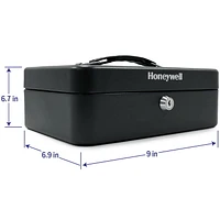 Honeywell Standard Steel Cash Box, Includes 2 Keys