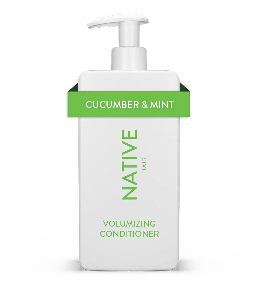 Native Volumizing Conditioner, Cucumber & Mint, Sulfate & Paraben Free, 487mL