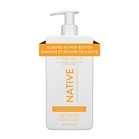 Native Strengthening Conditioner, Almond & Shea, Sulfate & Paraben Free, 487mL