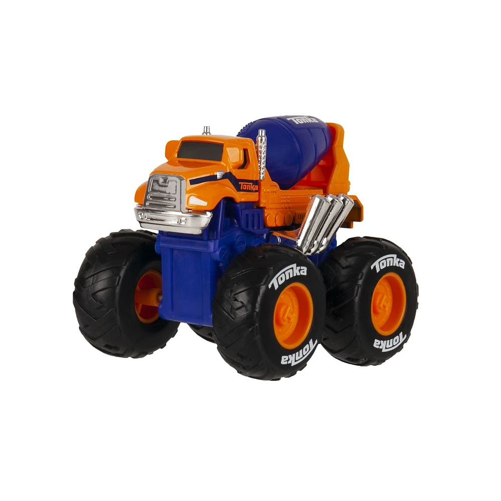 Tonka - Monster Metal Movers Combo Pack City Service (Garbage Truck & Cement Mixer)