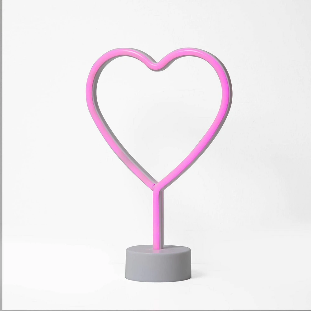 Merkury Heart 12" LED Neon Light