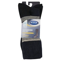 Dr. Scholl's Chaussettes de marin diabétiques pour hommes - 2 paires Chaussettes diabétiques - 2 paires