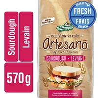 Villaggio Artesano® White Sourdough  Sliced Bread