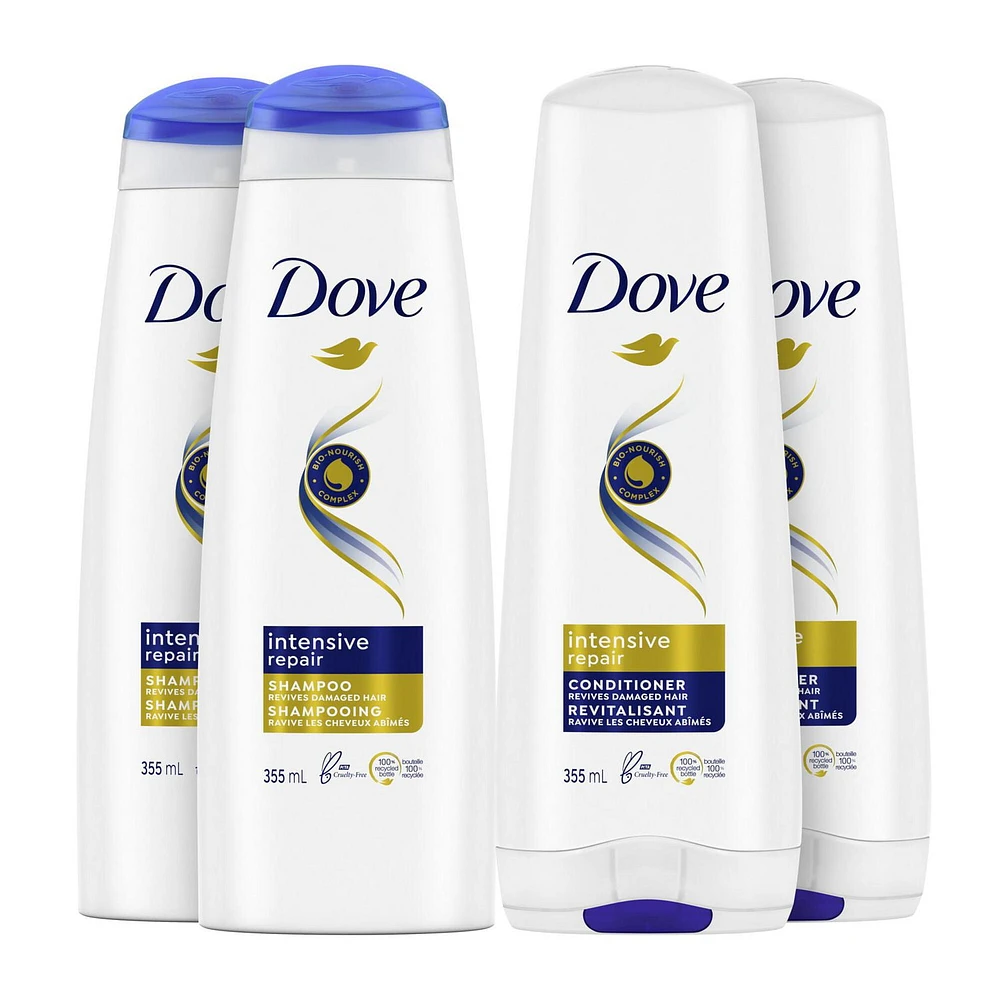 Dove with Bio-Nourish complex Intensive Repair Shampoo & Conditioner