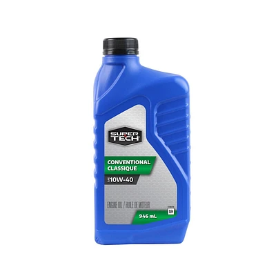 Super Tech Conventional 10W40 Motor Oil, 946 ML