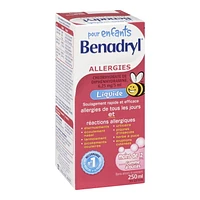 Children's Benadryl Liquid, 250 mL, 250 mL