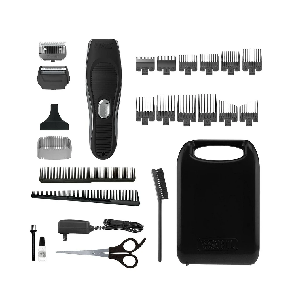 Wahl Clip N Shave Haircutting Kit - Model 3329, 2-in-1 innovative design!