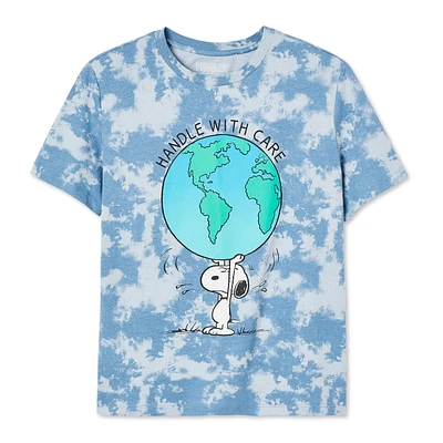 Peanuts Women's Snoopy Graphic Tee, Sizes XS-XL