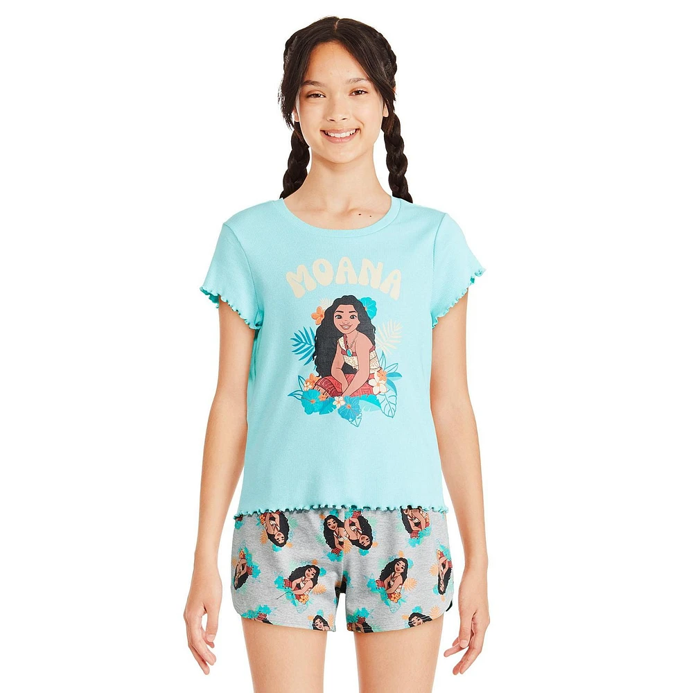 T-shirt côtelé Moana Disney pour filles Tailles TP-G