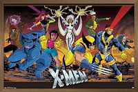 Marvel Comics - The X-Men Group Wall Poster, 22.375" x 34" Framed