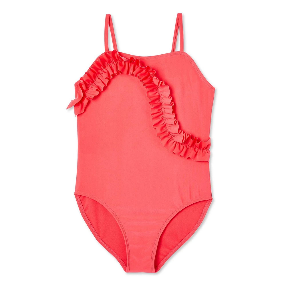 Maillot de bain 1 pièce à volants George pour filles Tailles TP–TG
