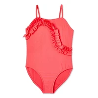 Maillot de bain 1 pièce à volants George pour filles Tailles TP–TG