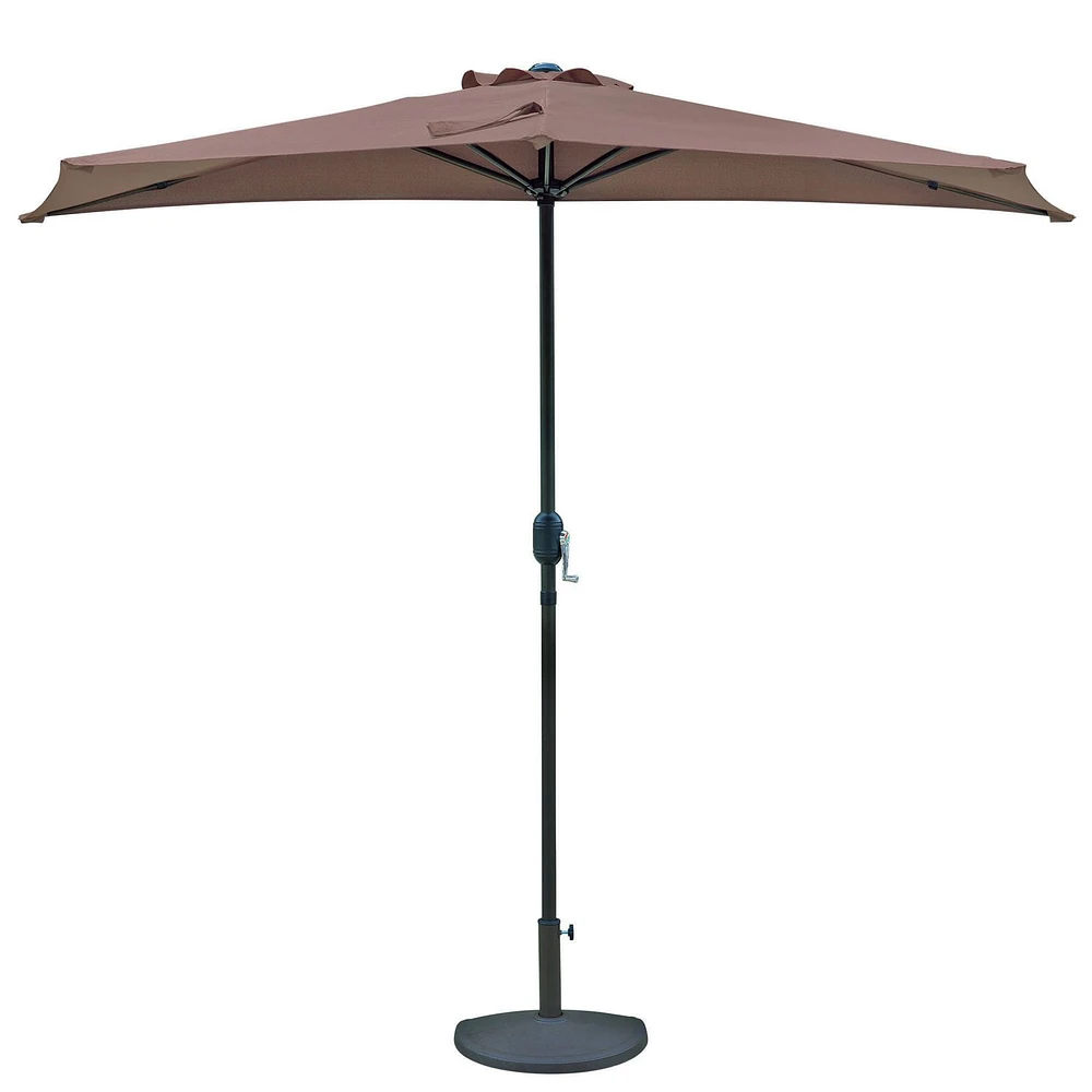 Island Umbrella Lanai Umbrella in Coffee Polyester